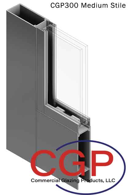 CGP300 Medium Stile Door